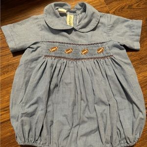 Amanda remembered smocked bubble outfit